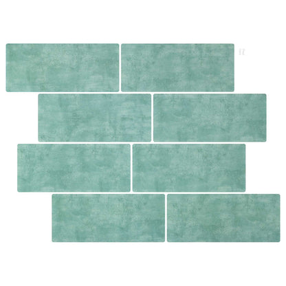 Decorative Stickers 10 pcs Grey Green 29 x 21 cm