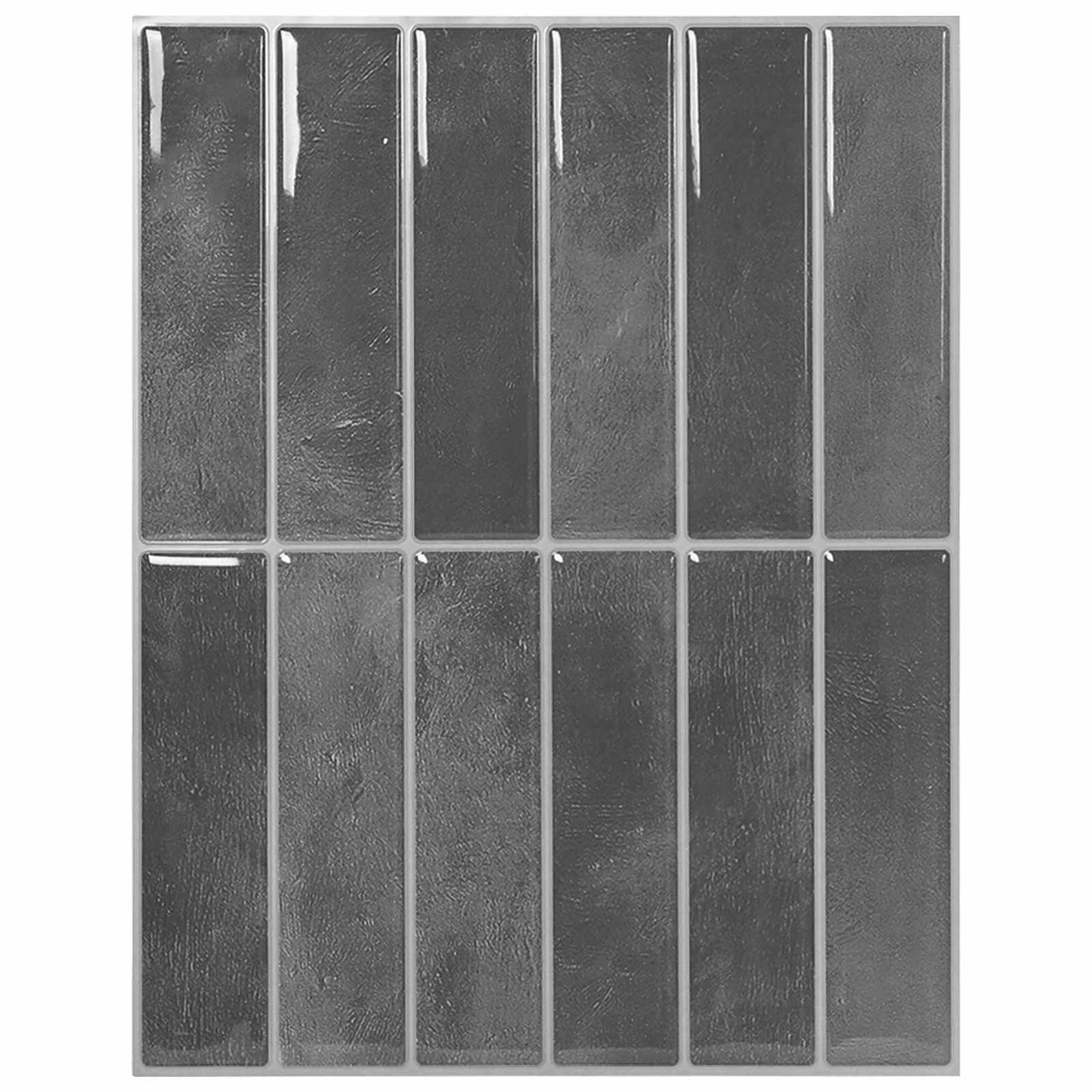 Rectangular Tile 20 pcs Grey 29 x 23 x 0.08 cm
