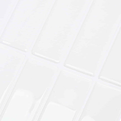 Rectangular Tile 10 pcs White 29 x 23 x 0.08 cm