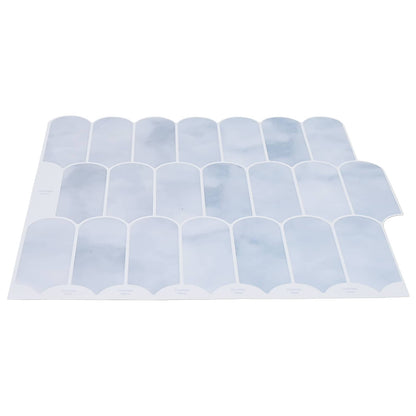 Feather Tile 20 pcs Light Blue 30 x 30 cm Polyurethane and PET