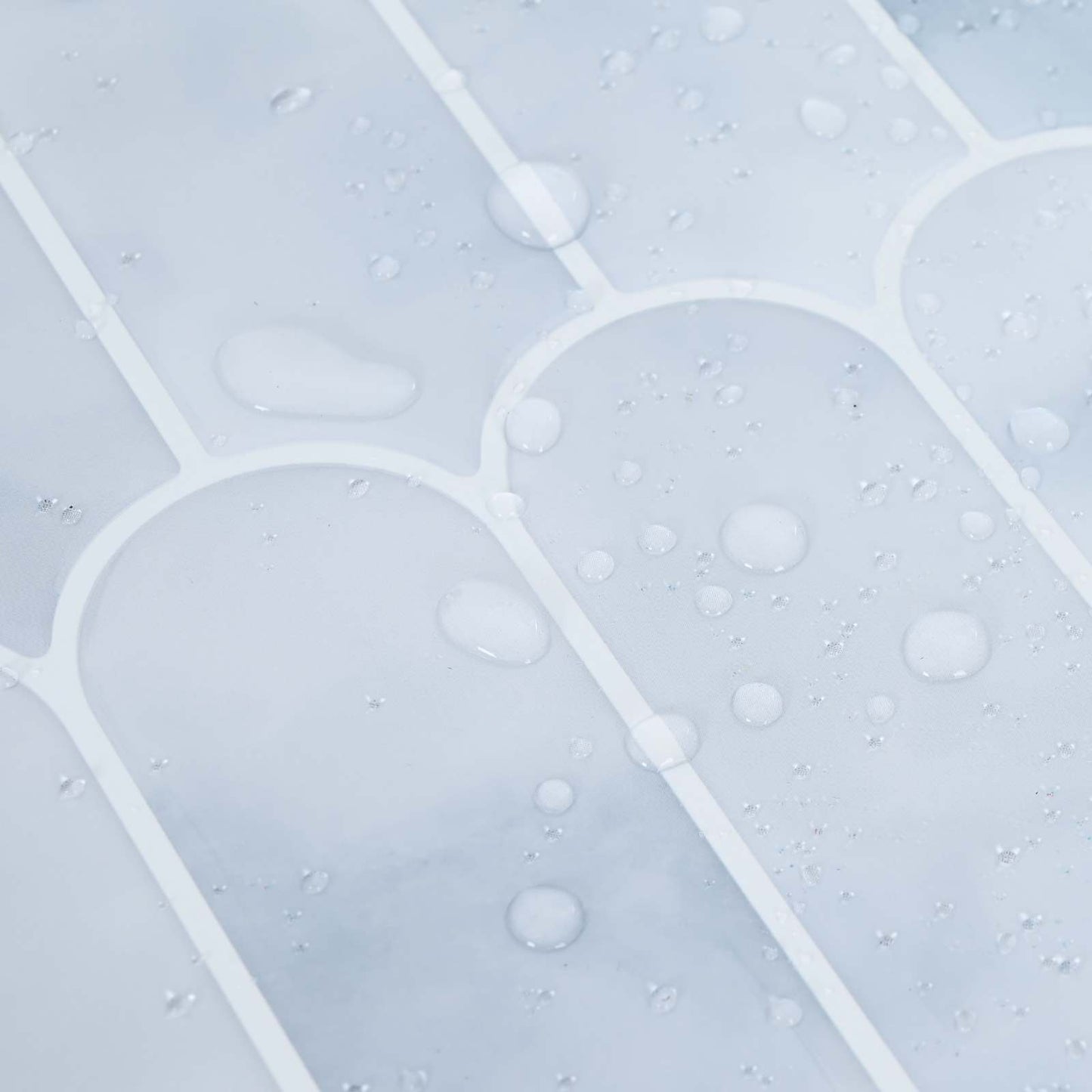 Feather Tile 50 pcs Light Blue 30 x 30 cm Polyurethane and PET