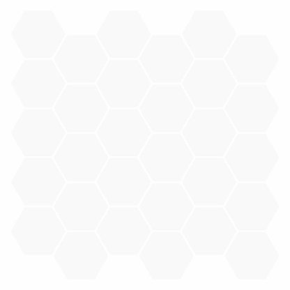Hexagon Tile 50 pcs White 30 x 30 cm Polyurethane and PET