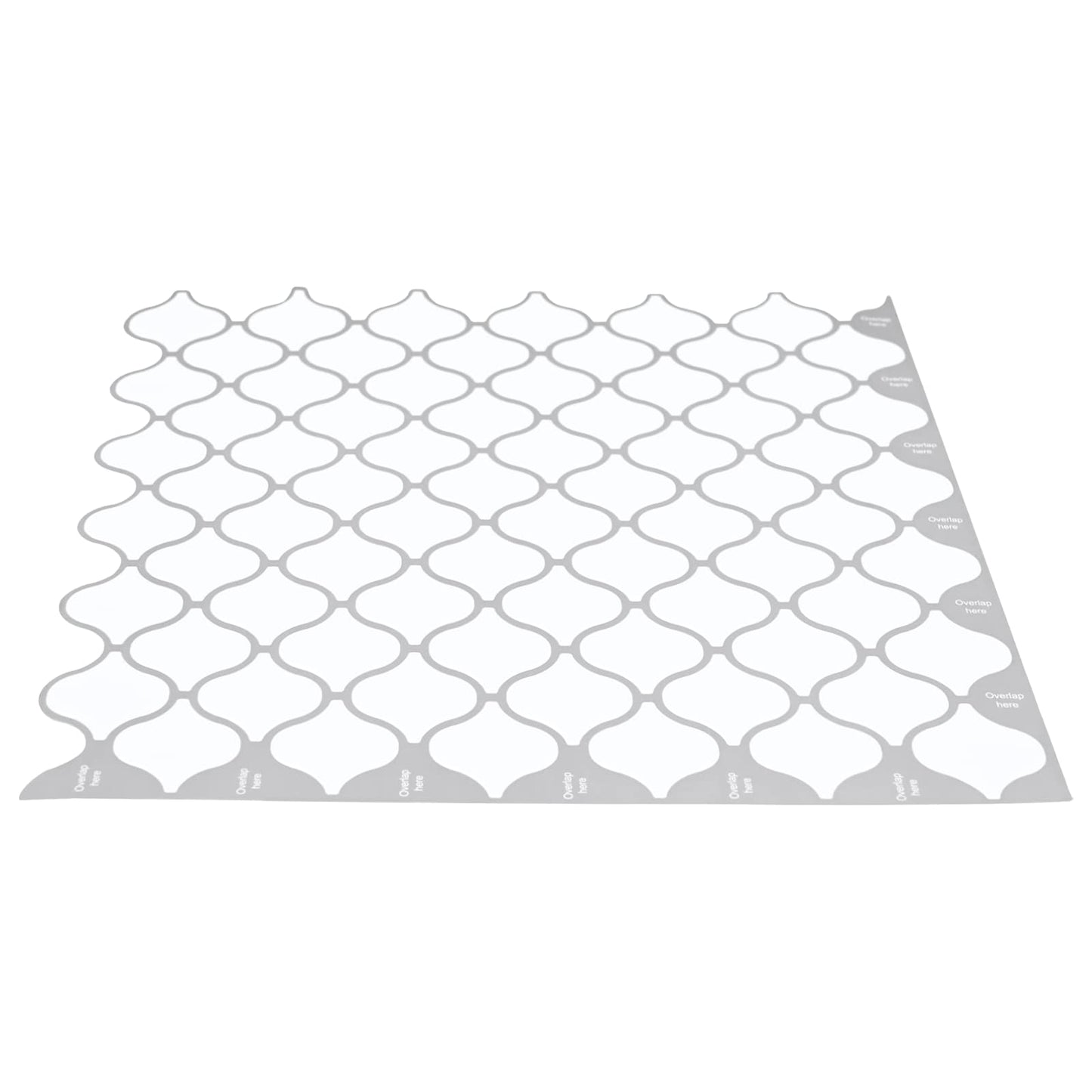 Lanturn Tile 20 pcs White 27 x 27 cm Polyurethane and PET