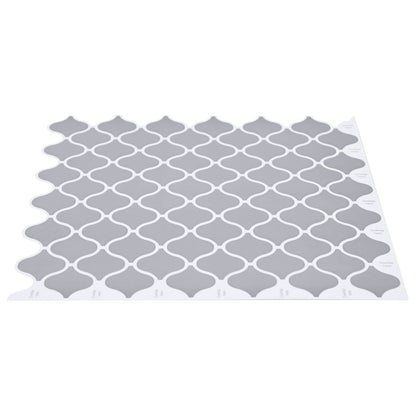Lanturn Tile 20 pcs Grey 27 x 27 cm Polyurethane and PET