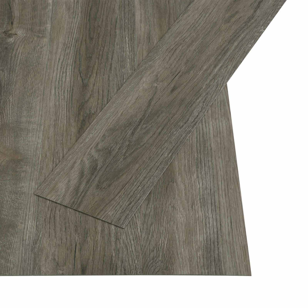 Self-adhesive Flooring Plank Grey and Brown 4.46 m² 32 pcs PVC