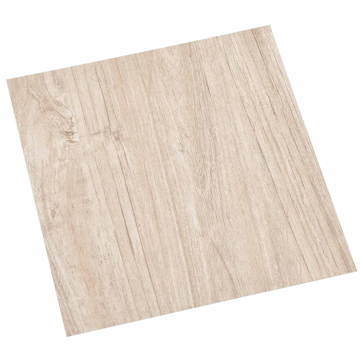 Flooring Planks White and Wood Color 5.11 m² 55 pcs PVC