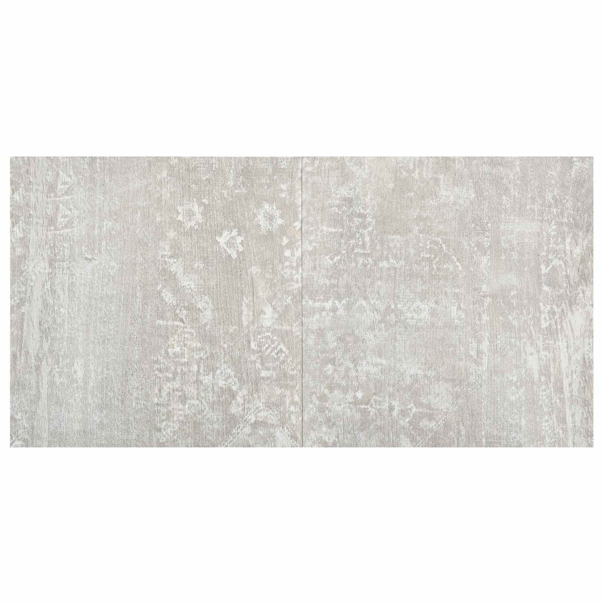 Flooring Planks White and Wood 5.11 m² 55 pcs PVC