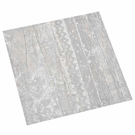 Self-adhesive Flooring Planks 30.5 x 30.5 cm 20 pcs PVC Grey