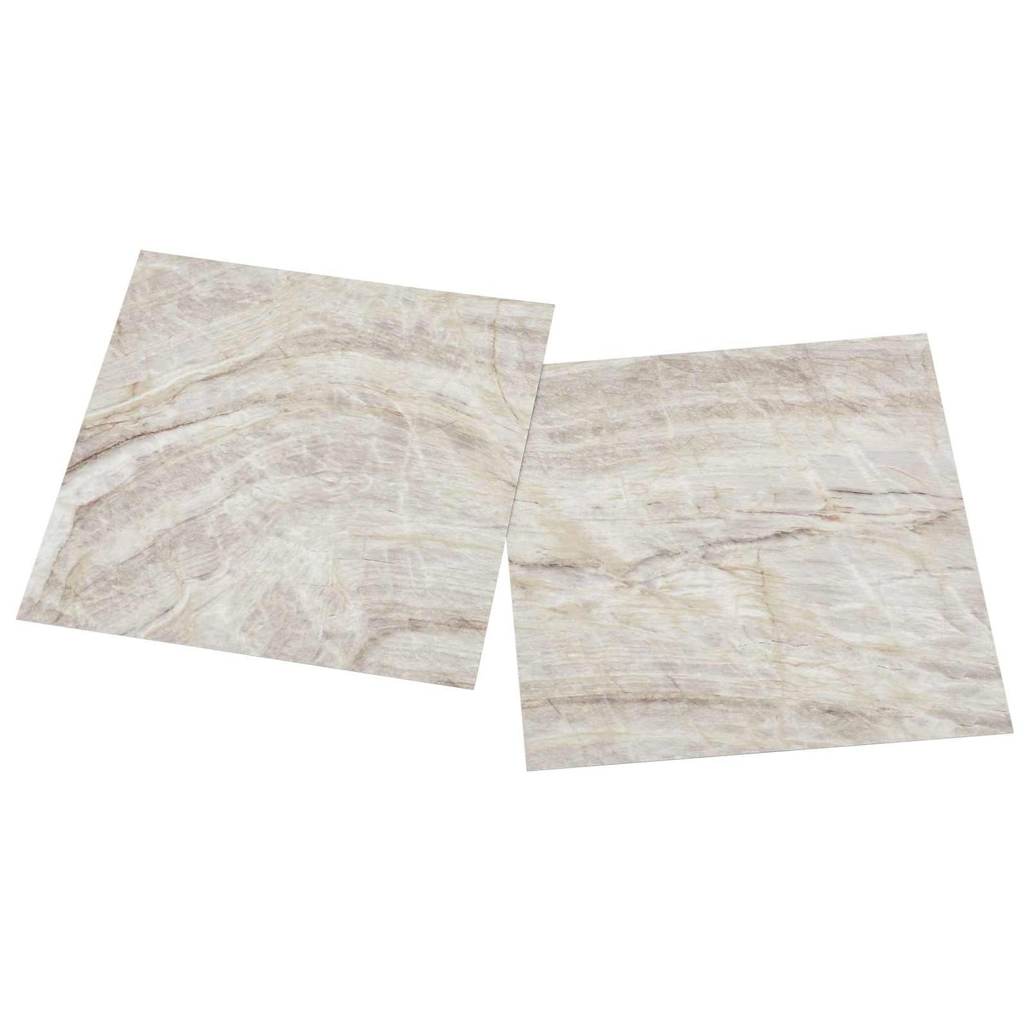 Self-adhesive Flooring Planks 30.5 x 30.5 cm 20 pcs PVC Beige