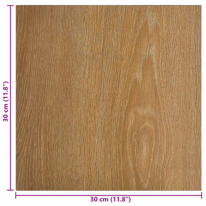 Self-adhesive Flooring Planks 30.5 x 30.5 cm 20 pcs PVC Wood