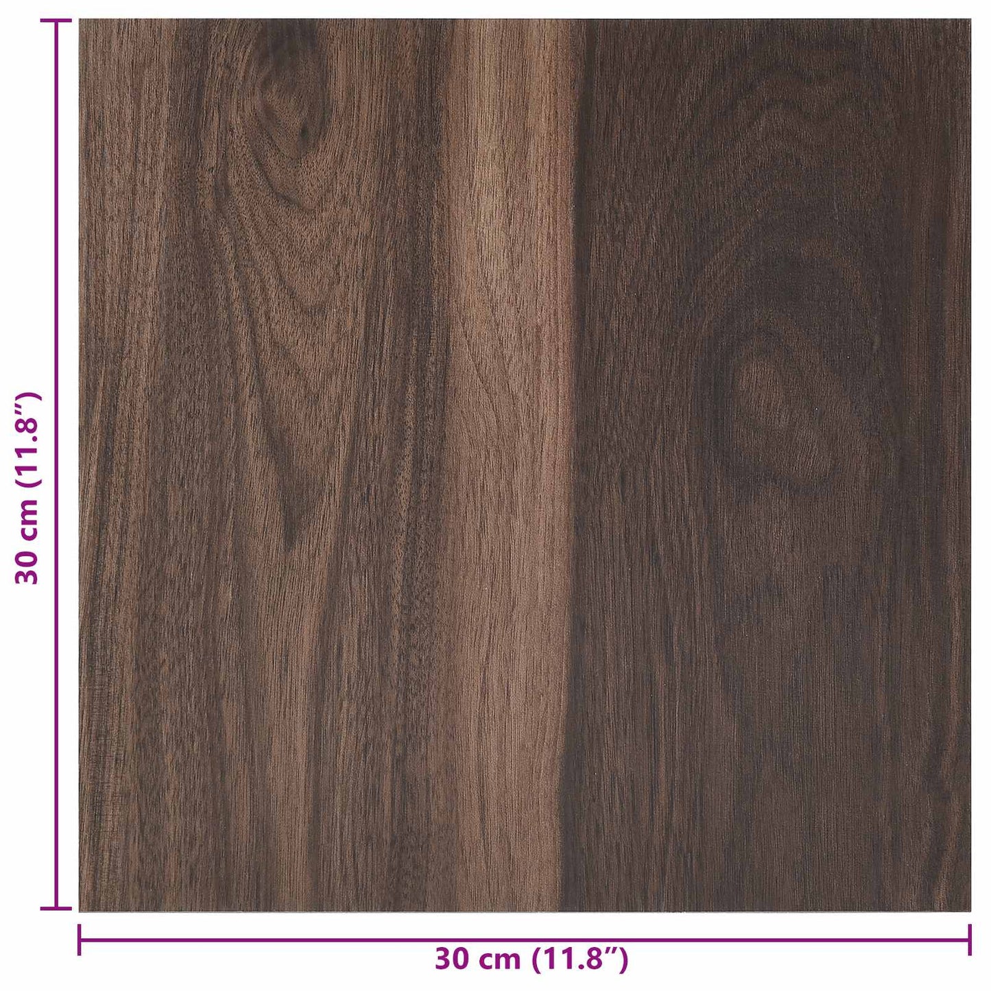 Self-adhesive Flooring Planks 30.5 x 30.5 cm 20 pcs PVC