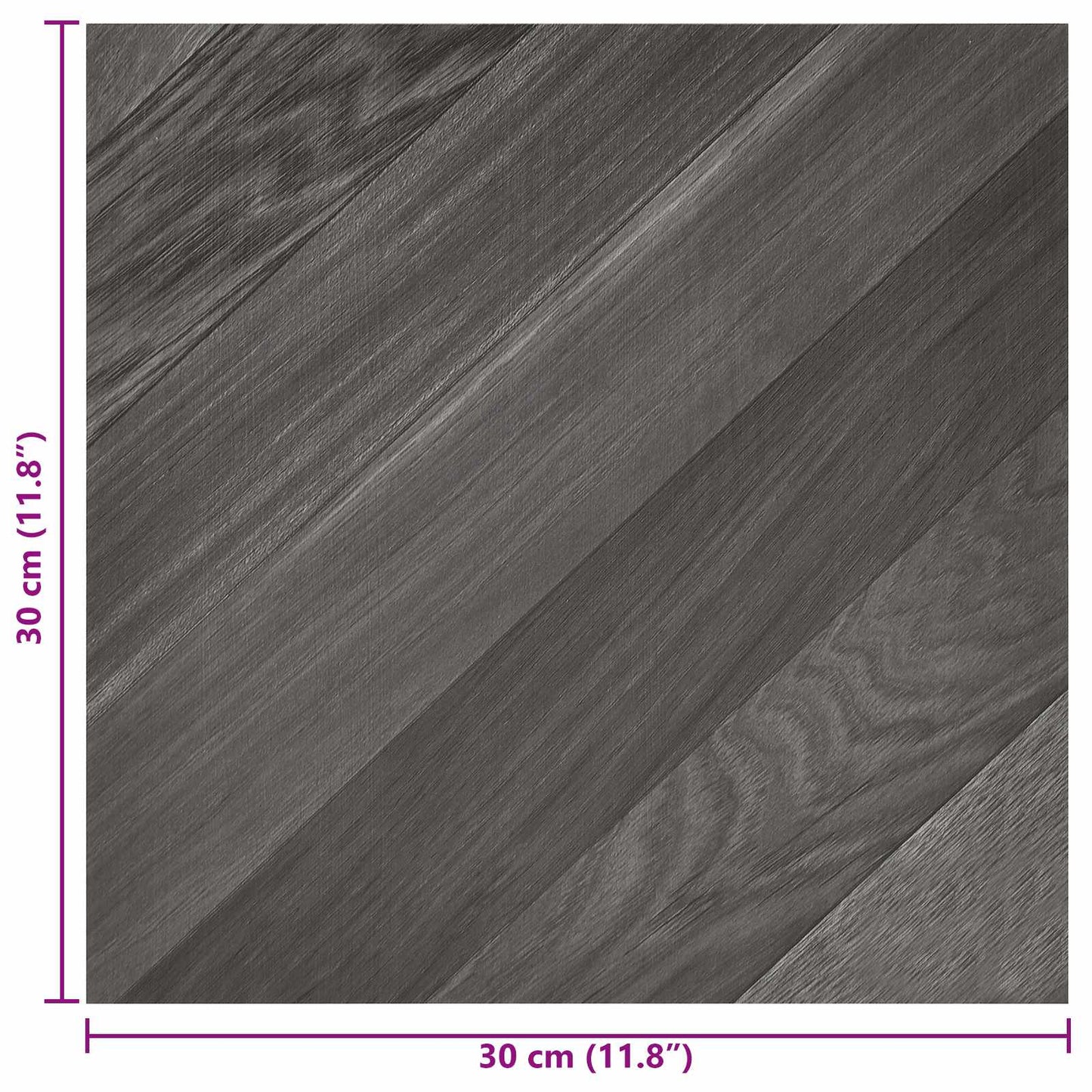 Self-adhesive Flooring Planks 30.5 x 30.5 cm 20 pcs PVC