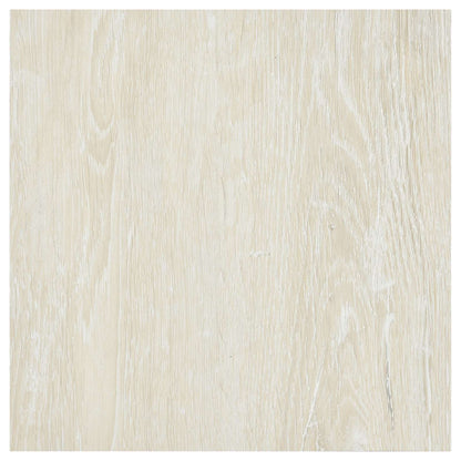 Self-adhesive Flooring Planks 30.5 x 30.5 cm 20 pcs PVC Cream