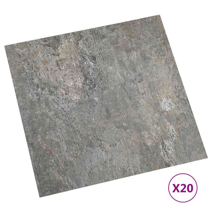 Self-adhesive Flooring Planks Stones 30.5 x 30.5 cm 20 pcs PVC