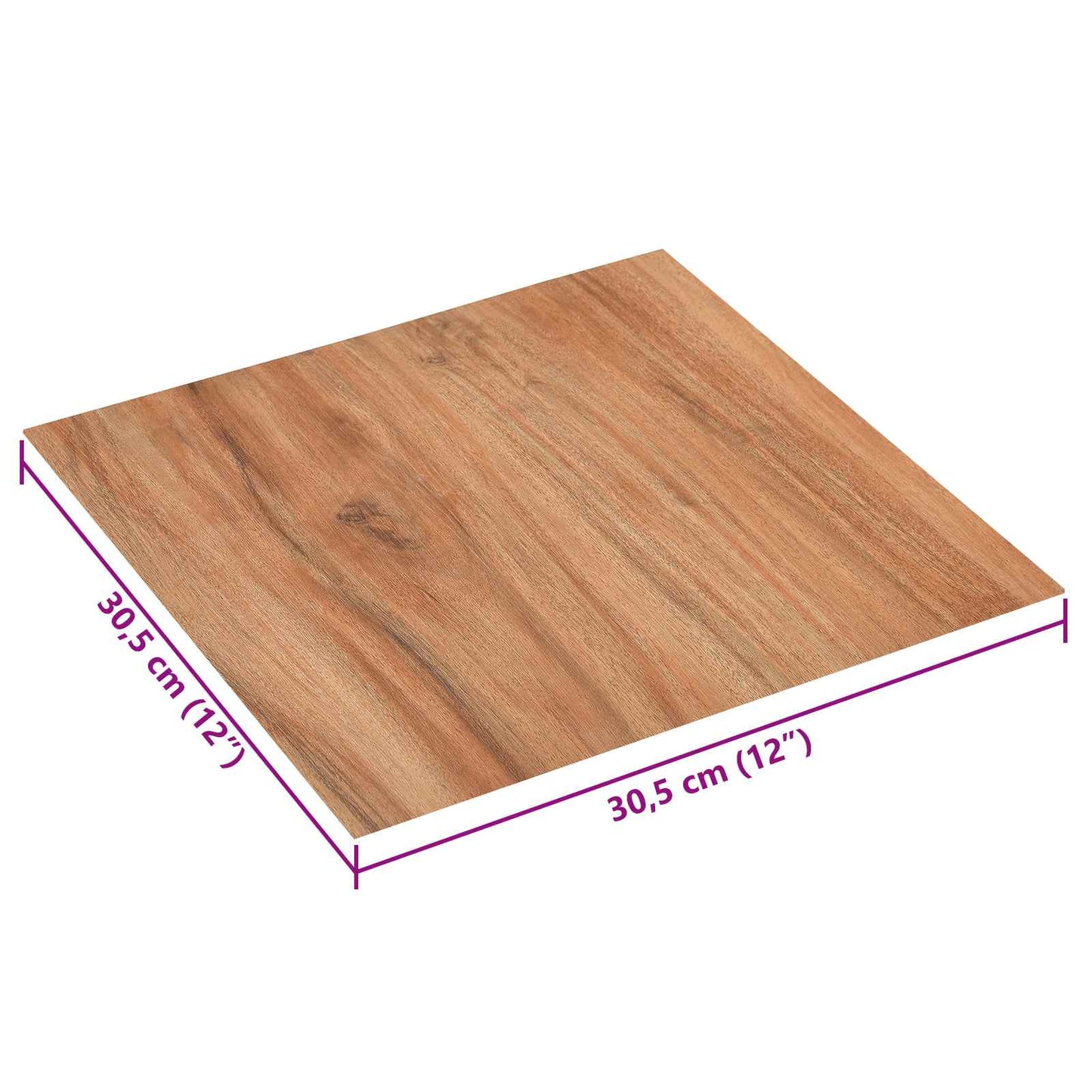 Self-adhesive Flooring Planks 30.5 x 30.5 cm 20 pcs PVC