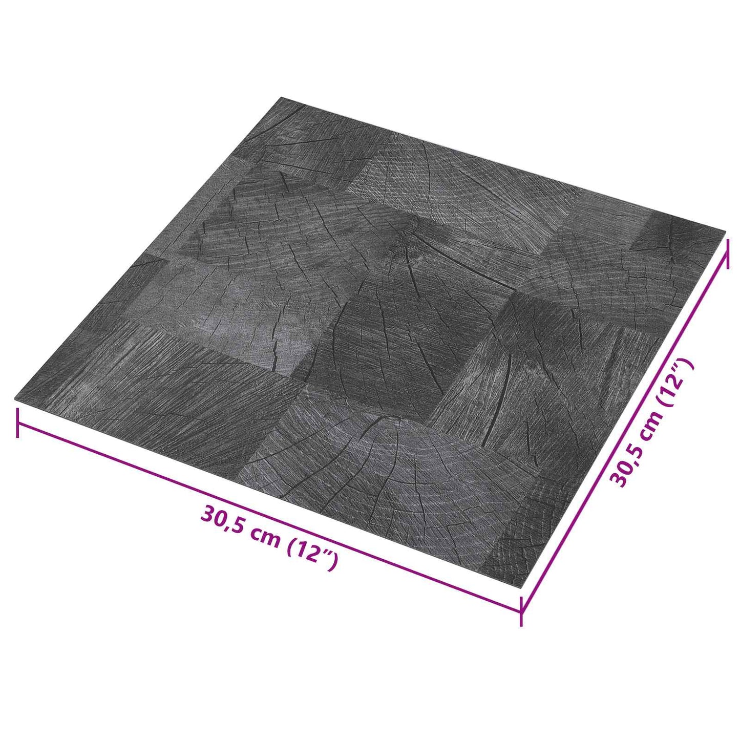 Self-adhesive Flooring Planks 30.5 x 30.5 cm 20 pcs PVC