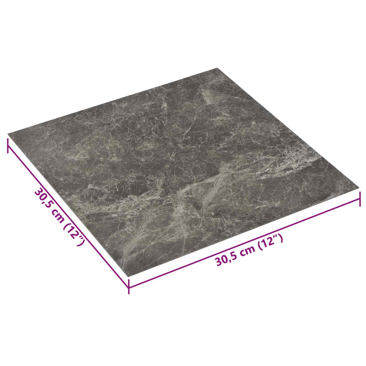 Self-adhesive Flooring Planks 30.5 x 30.5 cm 20 pcs PVC