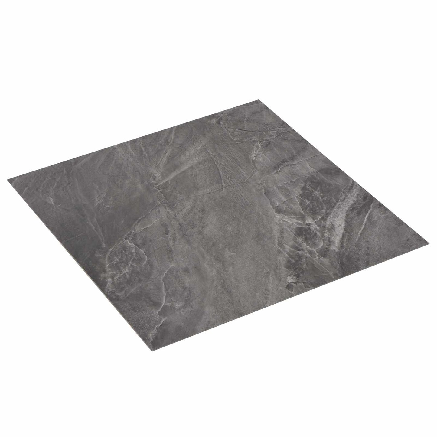 Self-adhesive Flooring Planks 30.5 x 30.5 cm 20 pcs PVC Black