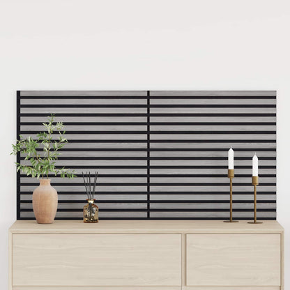 Wall Panels 2 pcs Grey 60.5 x 60 cm