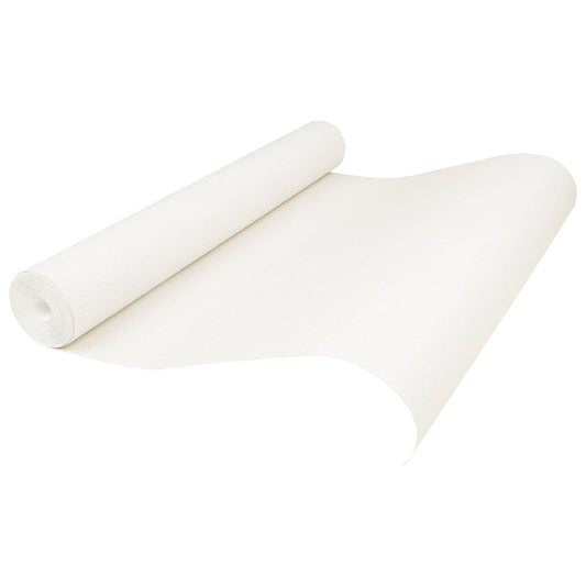 3D Solid Wallpaper Cream White 10 x 0.53 m Non-Woven Fabric