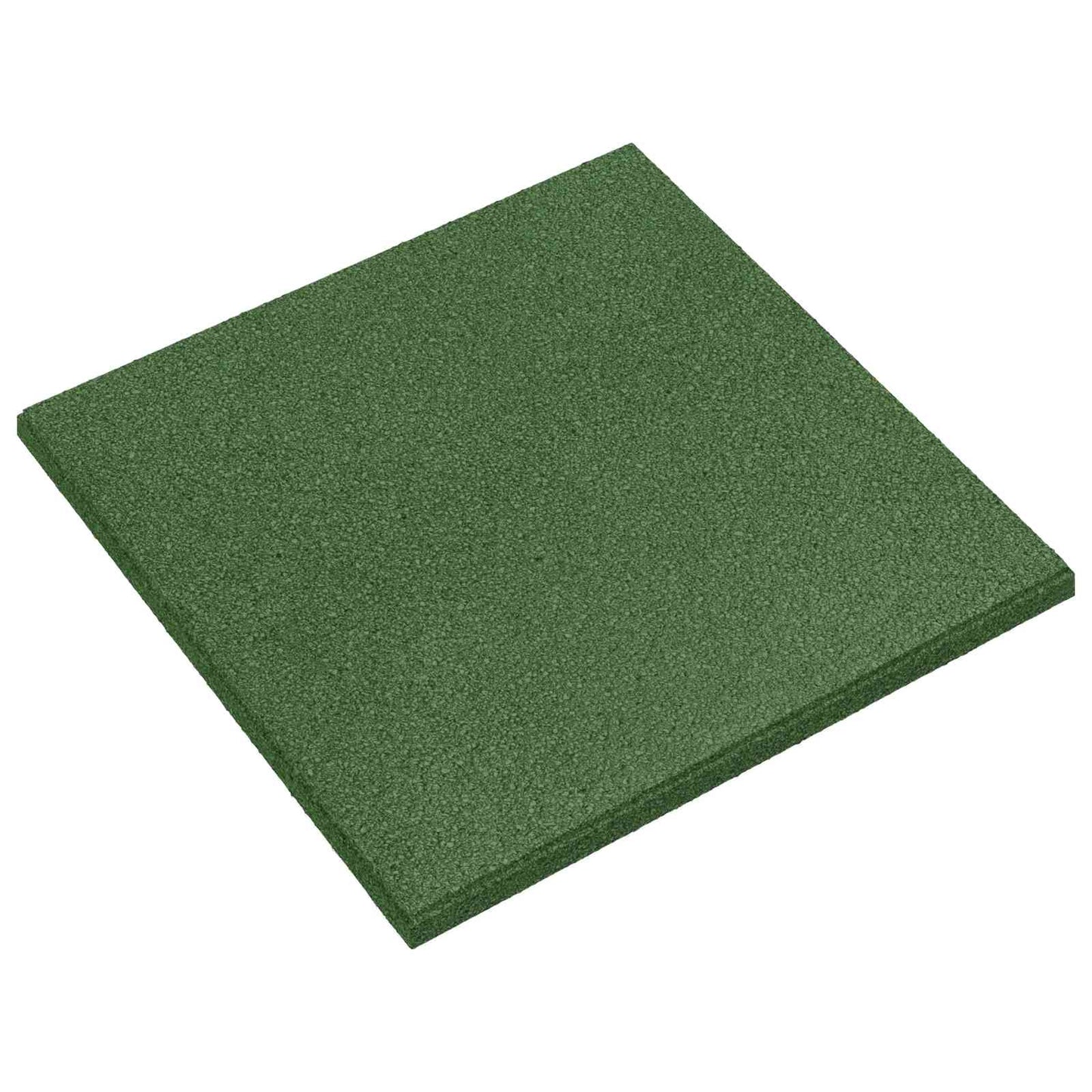 Fall Protection Tiles 6 pcs Green 50 x 50 cm Rubber
