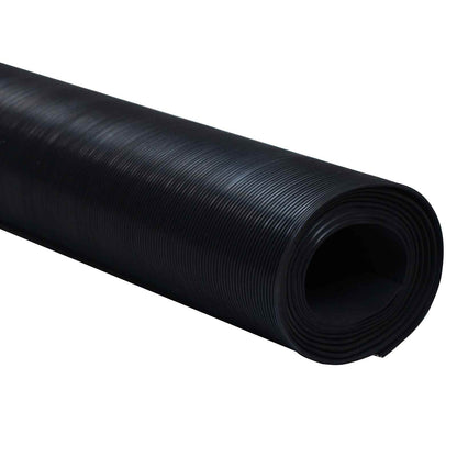 Floor Mat Black 1 x 5 m Rubber