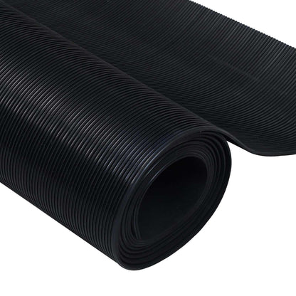 Floor Mat Black 1 x 5 m Rubber