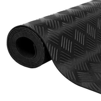 Floor Mat Black 1.5 x 4 m Rubber