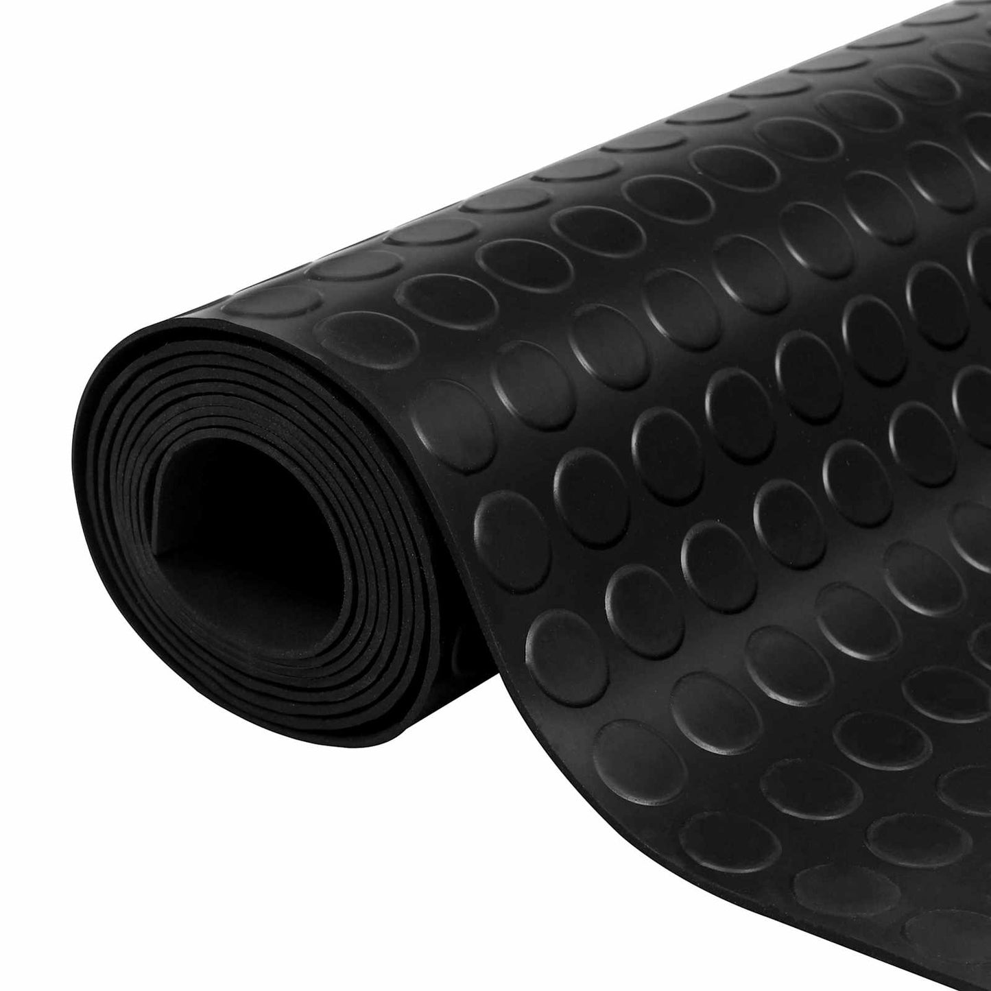 Floor Mat Black 1.5 x 2 m Rubber