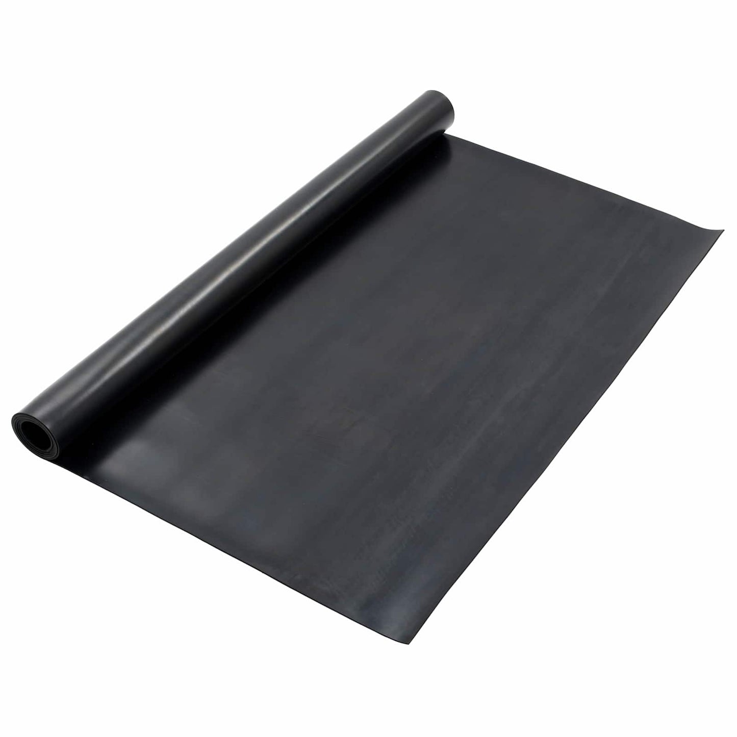 Floor Mat Black 1.2 x 2 m Rubber