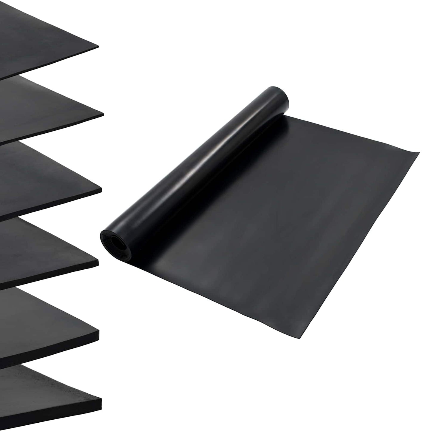Floor Mat Black 1.2 x 5 m Rubber