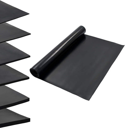 Floor Mat Black 1.2 x 5 m Rubber