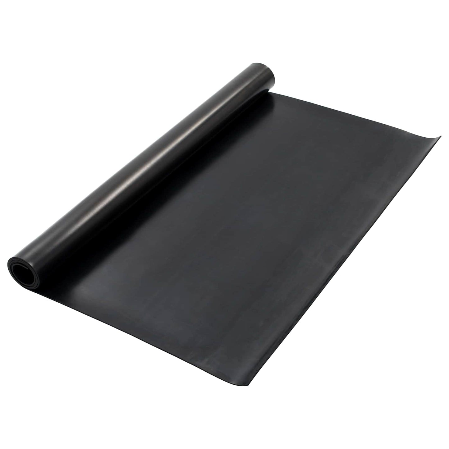 Floor Mat Black 1.2 x 2 m Rubber