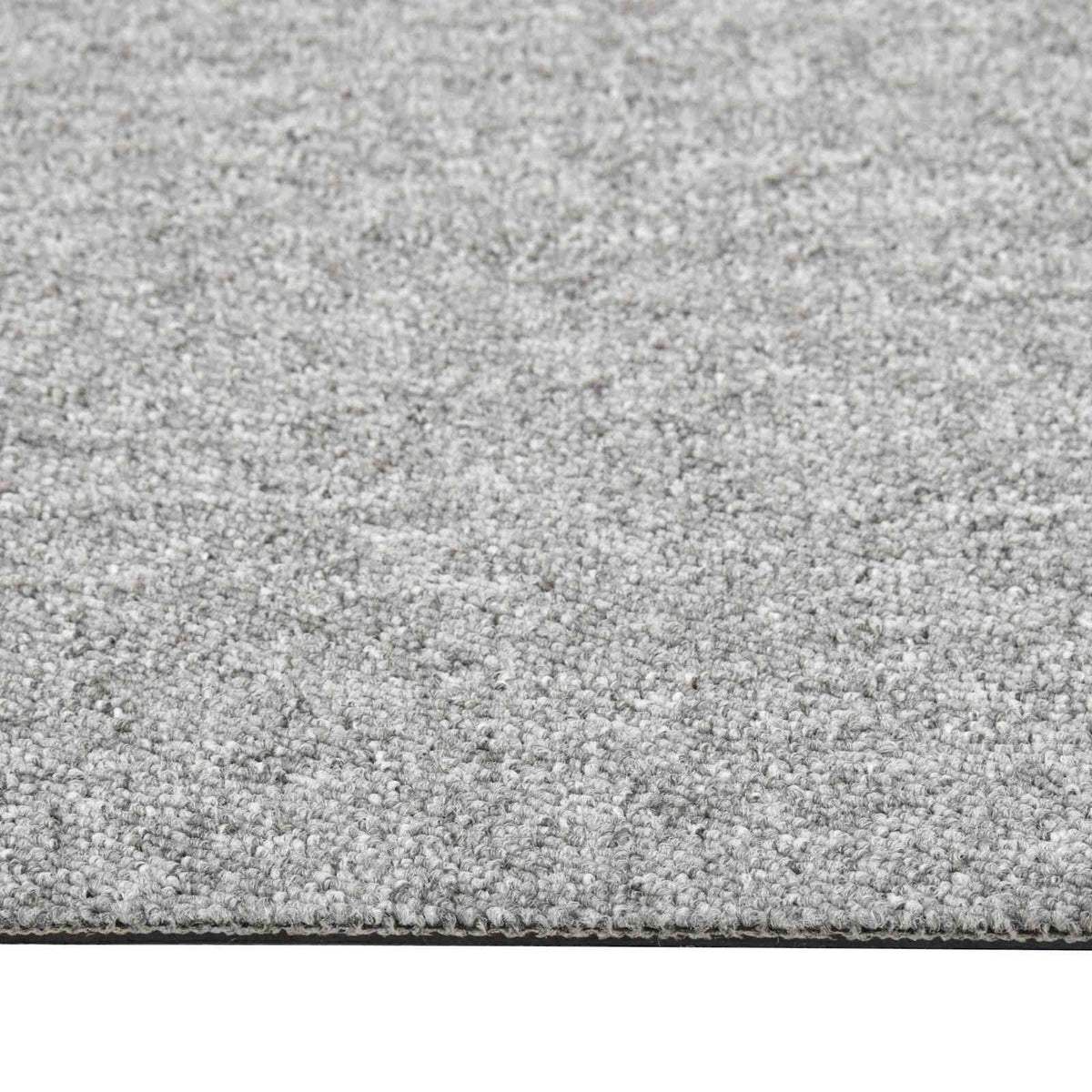 Carpet 20 pcs Light Grey 50 x 50 cm 100% Polypropylene