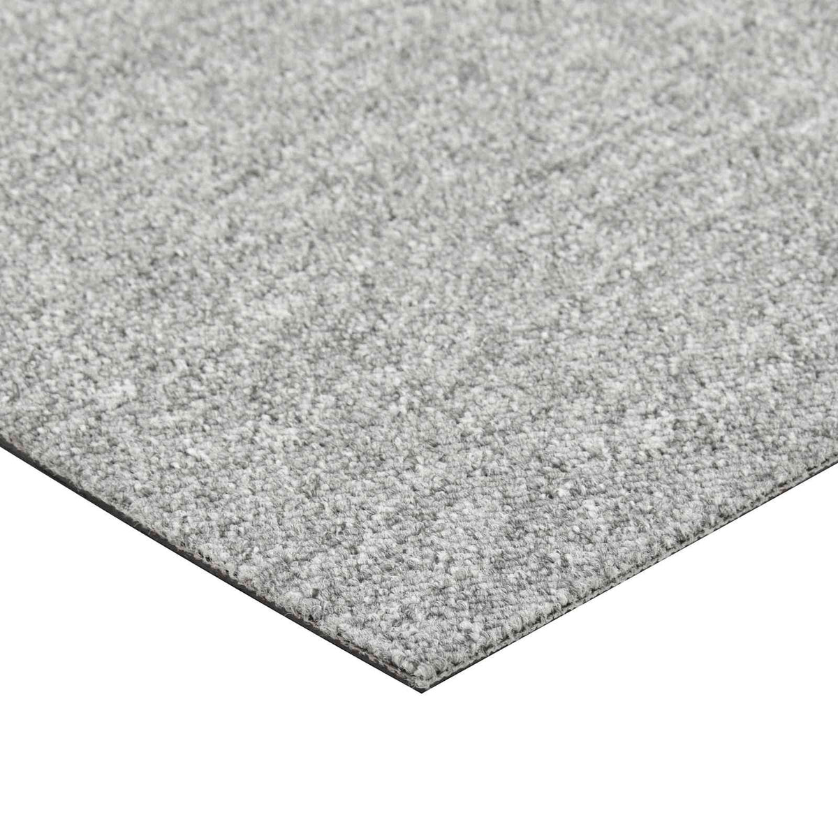 Carpet 20 pcs Light Grey 50 x 50 cm 100% Polypropylene