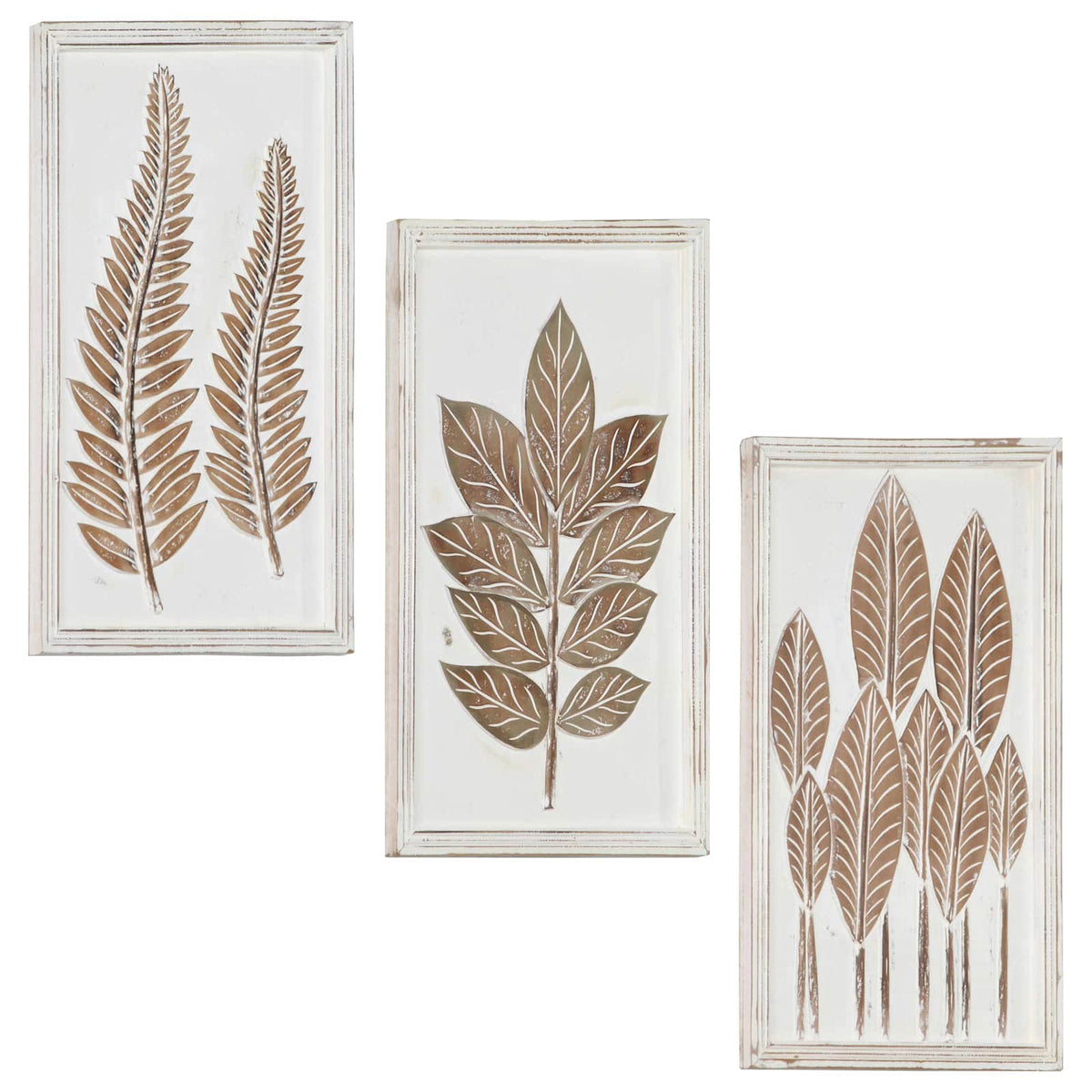 Art Decor 3 pcs 40 x 40 x 1.5 cm Engineered Wood