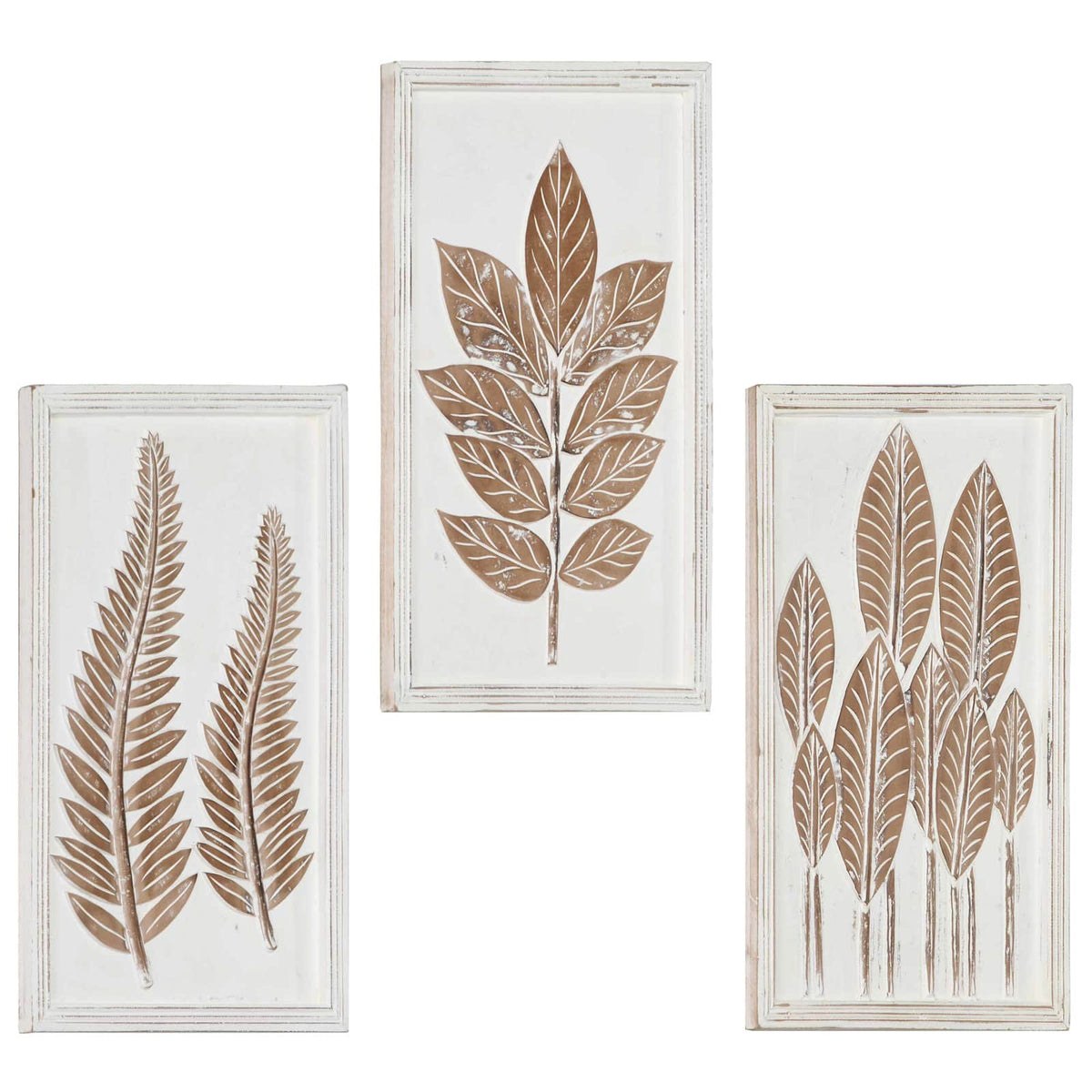 Art Decor 3 pcs 40 x 40 x 1.5 cm Engineered Wood