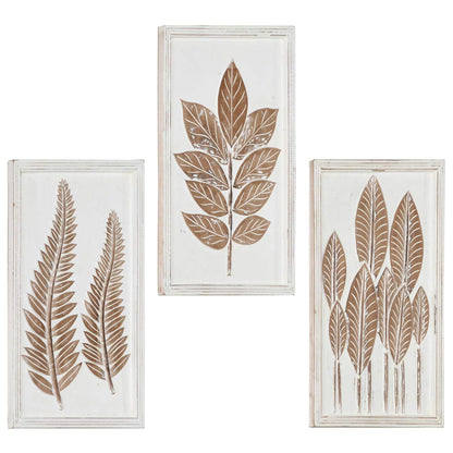 Art Decor 3 pcs 40 x 40 x 1.5 cm Engineered Wood