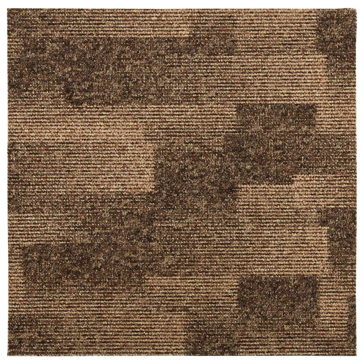 Floor Carpet 20 pcs Brown 50 x 50 cm PP Low Pile