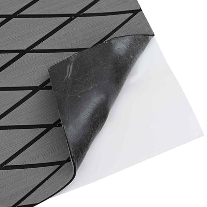 Boat Mat Harlequin Light Grey and Black 190 x 70 cm EVA