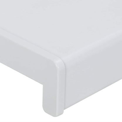 Window Sill White 100 x 15 x 4.5 cm PVC