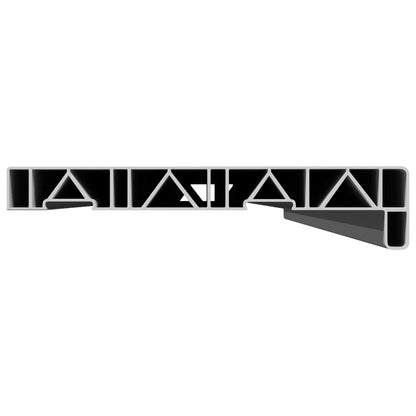 Window Sill White 160 x 20 x 4.5 cm PVC