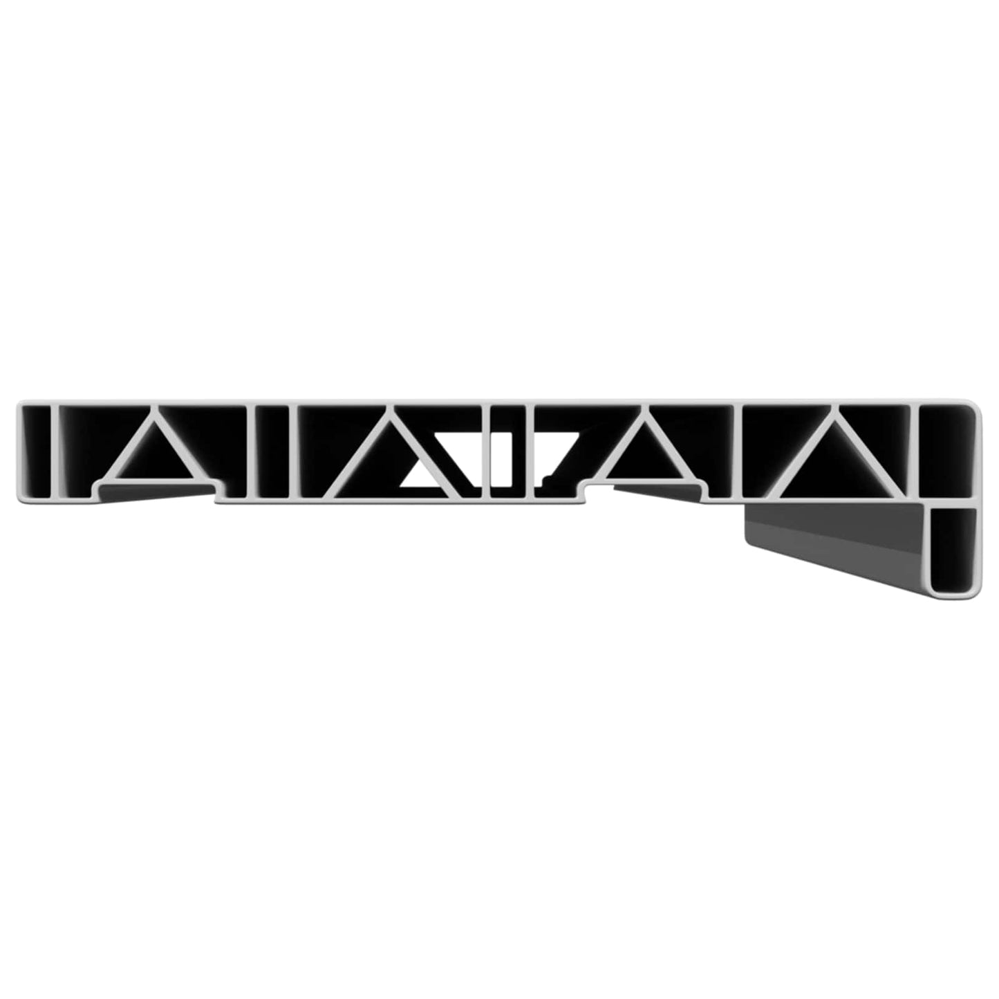 Window Sill White 80 x 25 x 4.5 cm PVC