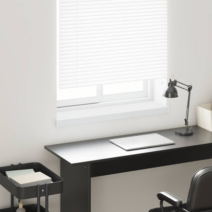 Window Sill White 100 x 25 x 4.5 cm PVC