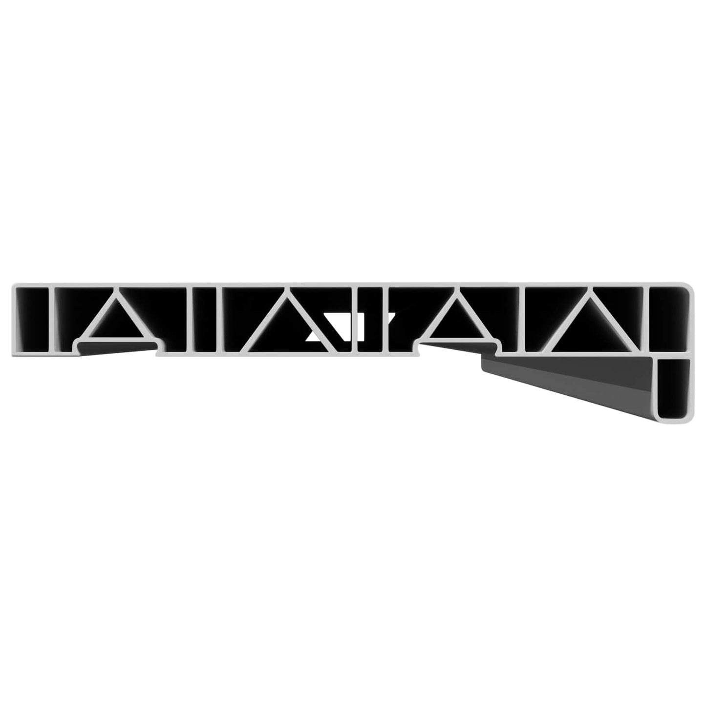Window Sill White 120 x 25 x 4.5 cm PVC