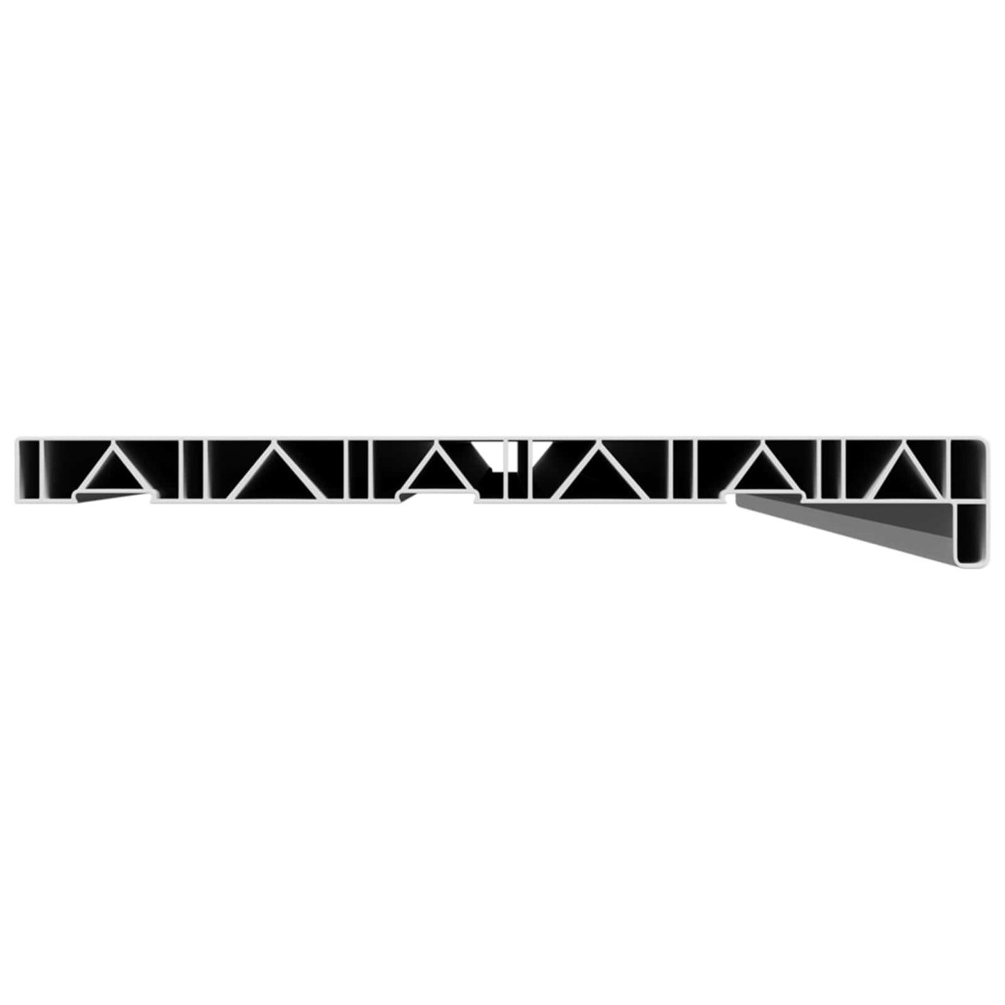 Window Sill White 120 x 30 x 4.5 cm PVC