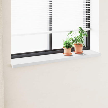 Window Sill White 120 x 35 x 4.5 cm PVC