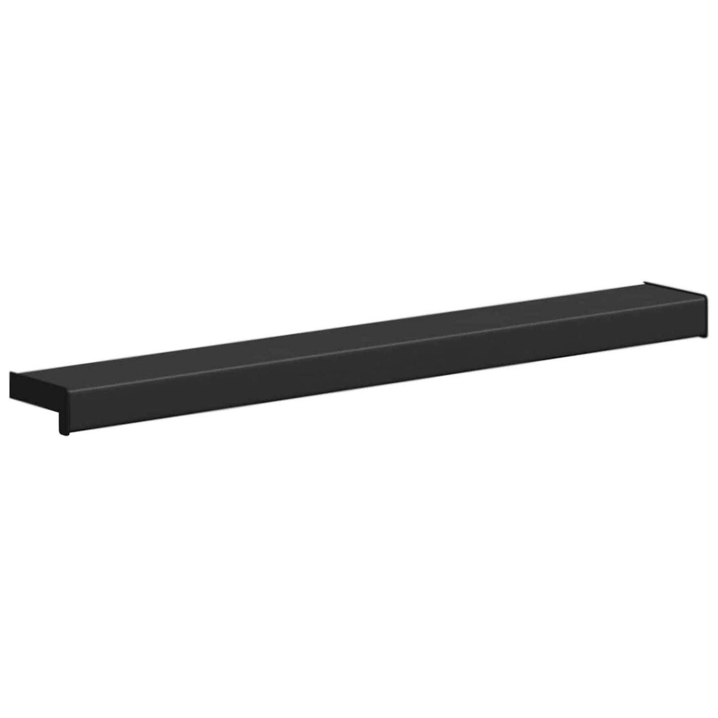 Window Sill Black with wood grain 60 x 10 x 4.5 cm PVC