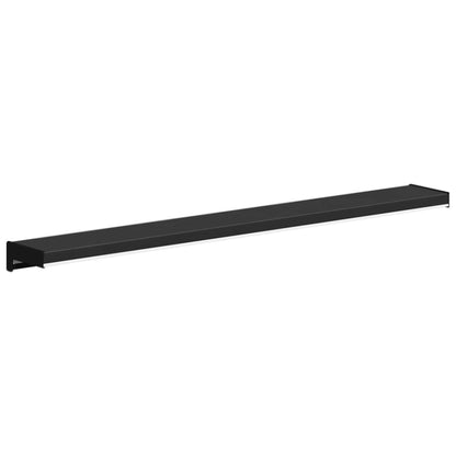 Window Sill Black with wood grain 60 x 15 x 4.5 cm PVC