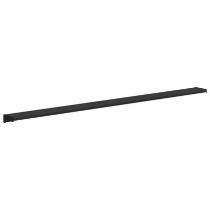 Window Sill Black with wood grain 140 x 15 x 4.5 cm PVC